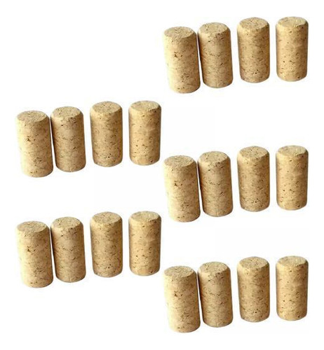 4 Set De 40 Tapones De Corcho Para Sellar Botellas 4 Piezas