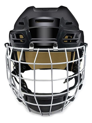 Casco De Jugador De Hockey Sobre Hielo Con Protector Facial