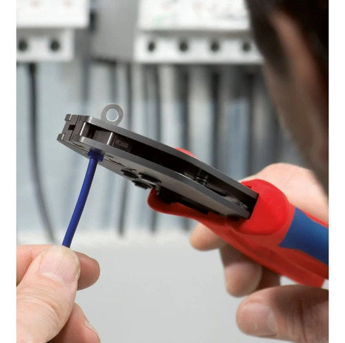 Knipex 97 33 02 Pinza Crimpadora Con Porta-mordazas 250 Mm