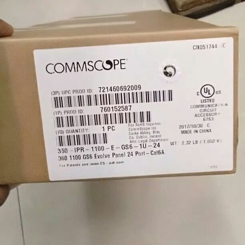 360-ipr-1100-e-gs6-1u-24 Systimax Commscope Port 360 Cat6a