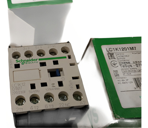 Contactor Schneider Lc1k1201m7 5.5kw 220vca
