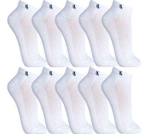 Imagem 2 de 7 de Kit 10 Pares Meia Lupo Soquete Cano Curto Masculina Algodão