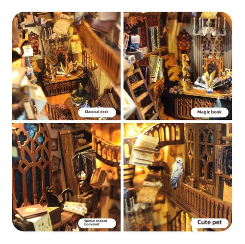 Tablero De Polvo Sq-06 Magic Bookstore En Chino E Inglés