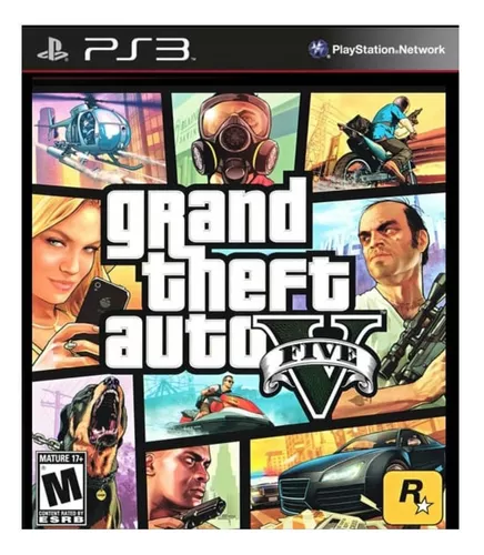 gta 5 para ps4 em mídia digital