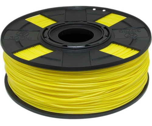 Filamento Abs Premium 1,75 Mm 500g Impressora 3d Amarelo