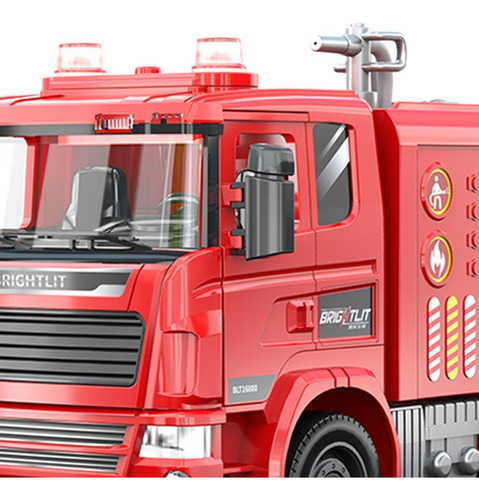 Diy Vehículos De Construcción De Camión De Bomberos