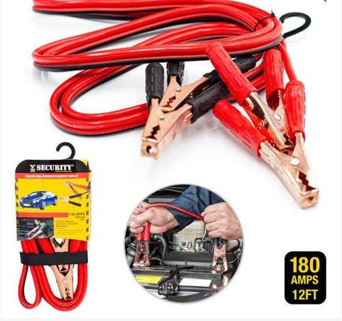 Cable Pasa Corriente Para Automovil / Jumper 180 Amps