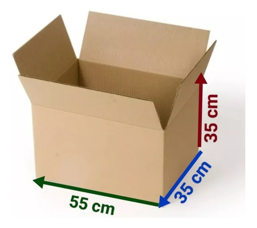 10 Cajas  Mudanzas, Trasteos Unidades 55x35x35 