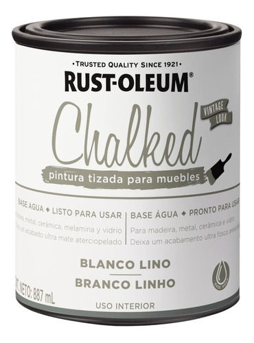 Pintura A La Tiza Chalked Muebles De Interior Rust Oleum