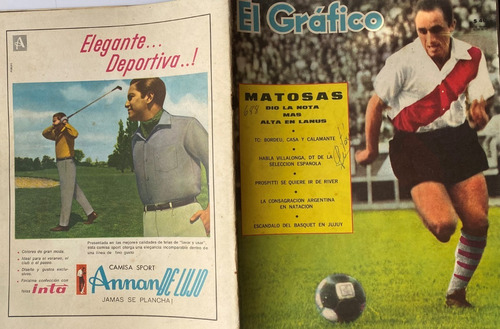 Revista Antigua El Gráfico N° 2424 Fútbol 1966 Cb