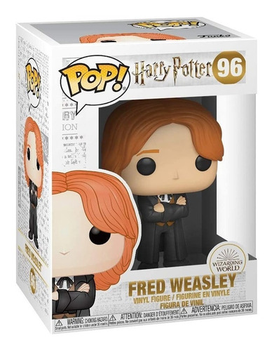 Imagem 3 de 6 de Boneco Funko Pop Fred Weasley 96 - Harry Potter Original
