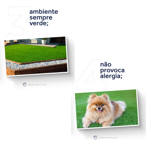 Grama Sintetica Verde 3 Metros Quadrados Para Pets 10mm