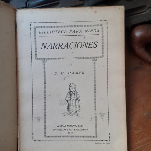 Antigua Biblioteca Para Niños Sopena 1932-narraciones (Usado)
