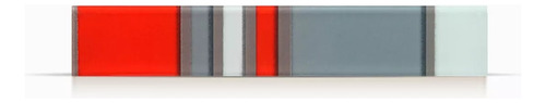 Guarda De Vidrio Acuarela Urbano Rojo 4.9 X 29.7 Cm