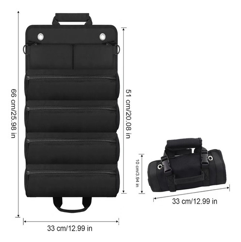 Organizador Portátil Enrollable De Bolsas De Herramientas Pr