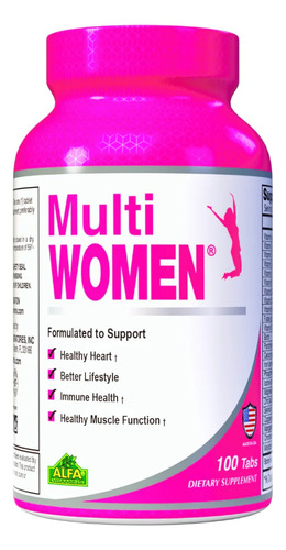 Multi Women Multivitamínico 100 Tabletas Alfa Vitamins