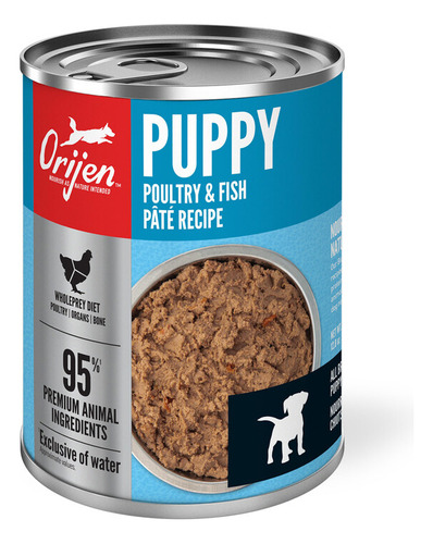Orijen Húmedo Paté Poultry Fish Para Cachorros 363 G