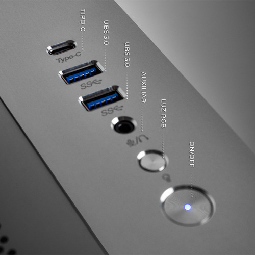 Pc Gamer Dxt Gaming Geforce Rtx 5080 Intel Core Ultra 7 265k 64gb Ddr5 Ssd 2tb Sistema Liquido Wifi Titan T5 Silver