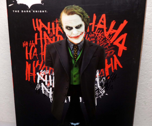 Busto Coringa Heath Ledger O Cavaleiro Das Trevas Hot Toys
