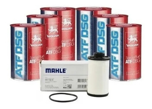 Kit Aceite Caja Dsg Wolver Atf Dsg X6lts + Filtro Hx132d