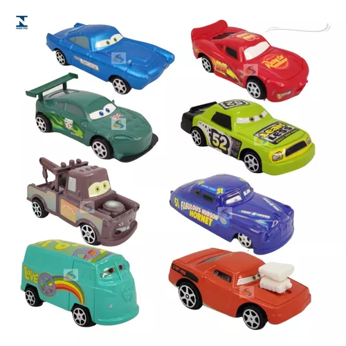 Coleção Carrinho Fricção Carro Relâmpago Mcqueen Brinquedo