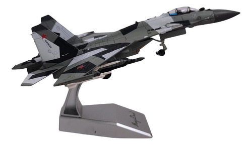 Luchador Ruso Su-35 1/100 Fundido A Presión Con Soporte, Mod