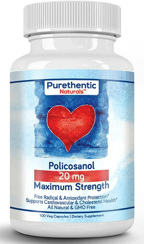 Policosanol 100cap Purethentic - Unidad a $3159