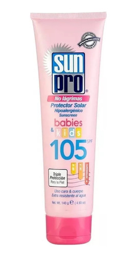 Protector Solar Sun Pro Babies & Kids. S - g a $356