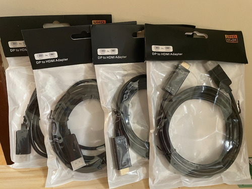 Imagem 5 de 7 de Cabo Conversor Displayport Para Hdmi 4k