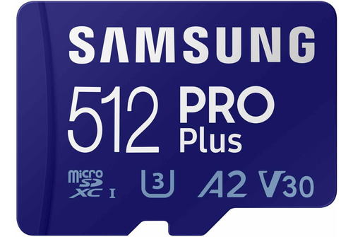 Tarjeta Memoria Samsung Microsd Xc 512gb Pro Plus