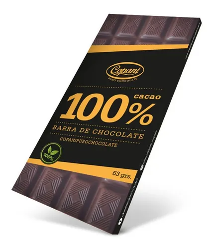 Chocolate Copani 63gr 100% Cacao Cioccolato Tienda De Dulces