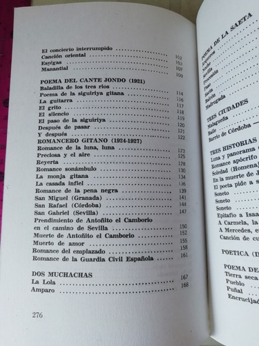Selección Poética Federico García Lorca Emu (Usado)