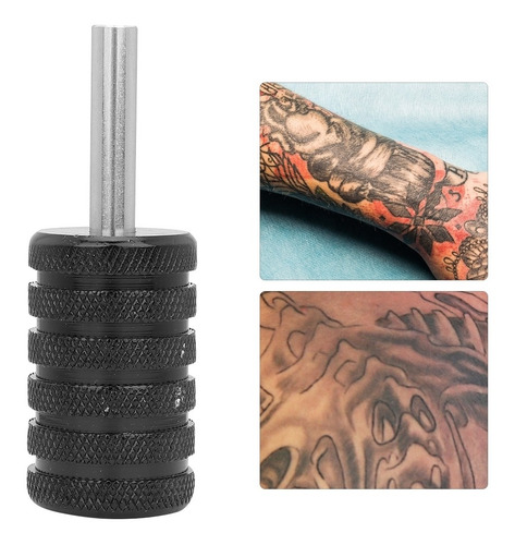 Imagen 6 de 7 de Empuñadura De Metal Antideslizante Para Máquina De Tatuaje (