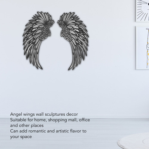 Esculturas De Pared Led Con Alas En 3d