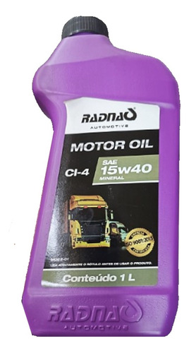 Oleo Motor Diesel 15w40 Mineral - Radnaq