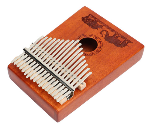 Instrumento De Piano Kalimba, 17 Teclas, Martillo Para Tocar