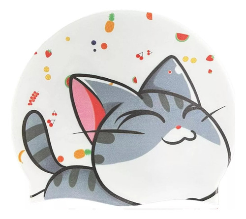 Para Gorro De Natación De Silicona Con Dibujos Animados 2024