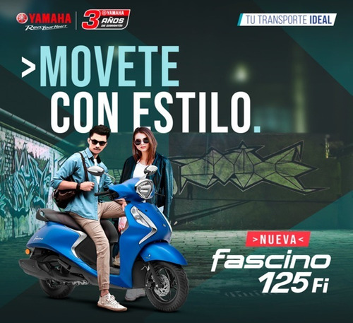 Imagen 5 de 5 de Yamaha Fascino 125 Fi Oeste Motos