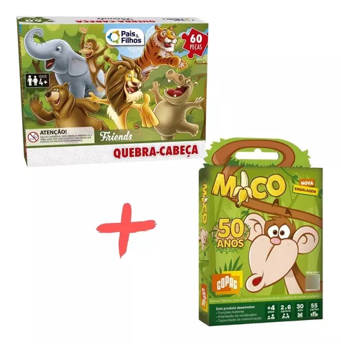 Jogo Do Mico Carta Educativo Infantil Menino Menina 4 Anos Copag Original  Divertido com 55 Cartas