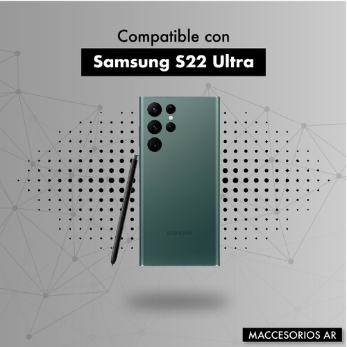 Imagen 6 de 10 de Funda Hibrida Reforzada Compatible Samsung S22 Ultra