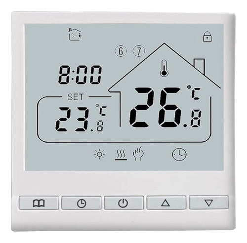 Termostato Inteligente Programable P/calefacción Eléctrica