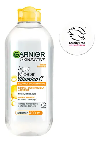 Agua micelar con vitamina c 400 ml