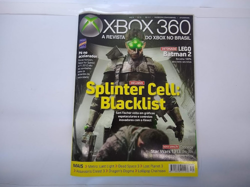 Revista Playstation Ano 6 N. 70: Splinter Cell: Blacklist