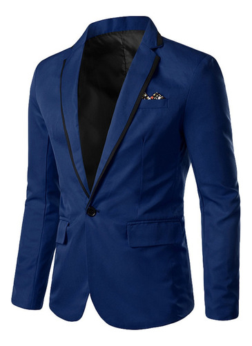 Suits Men Elegant Casual Solid Blazer Business Home