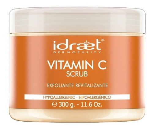 Vitamin C Scrub - Idraet - Exfoliante Revitalizante X 300g