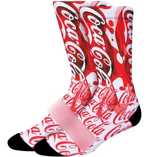Meia Divertida - Coca Cola - Skate - Meias Elite