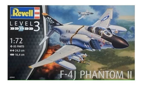 Revell F-4j Phantom Ii 03941 1/72  Rdelhobby Mza