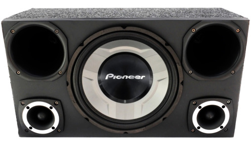 Imagem 4 de 7 de Caixa Trio Pioneer Completa Sub 12 + Modulo Taramps Tl1500w
