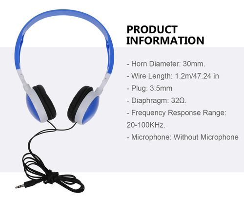 Auriculares Plegables De 1 Pieza, Montados En La Cabeza, Con