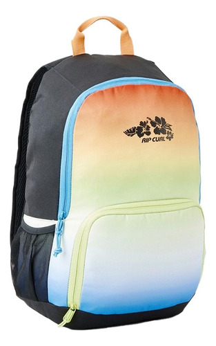 Mochila Rip Curl Evo 18l Sm25 Blackrainbow Cor Laranja